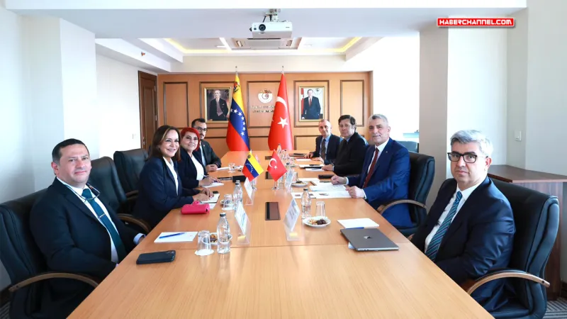 Bakan Ömer Bolat, Venezuela Ticaret Bakanı Calderon ve Turizm Bakanı Hernández ile görüştü