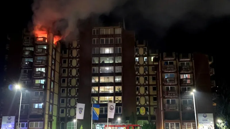 Bosna'da Huzurevi Faciası! Yangında Can Kaybı Şoku