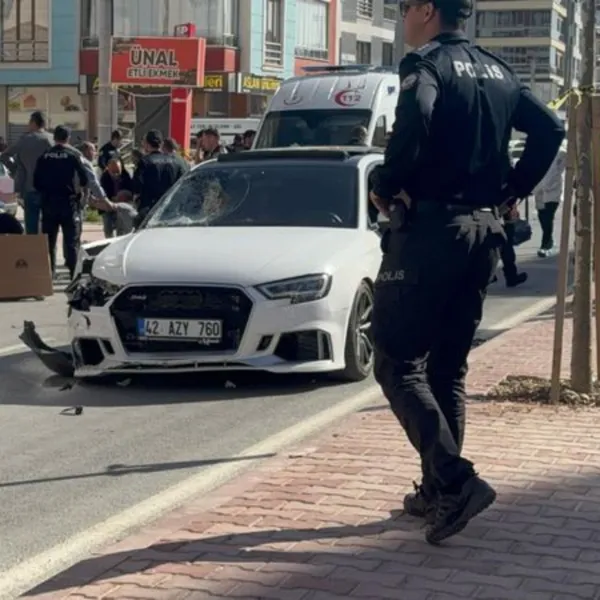 Konya'da Facia! 17'lik Sürücü Okul Çıkışı Dehşet Saçtı!