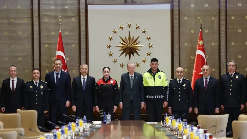 Erdoğan'dan Kritik Zirve! Polis Teşkilatı ve Yerlikaya Külliye'de