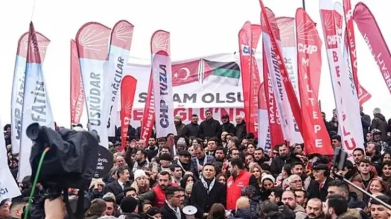 CHP'nin Filistin Yürüyüşüne Valilikten Şok Yasak! Ne Olacak?