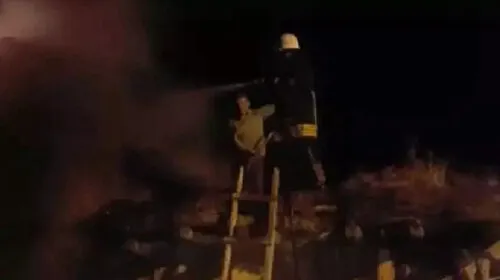 Amasya'da Samanlık Yangını! 500 Balyaya Ne Oldu?