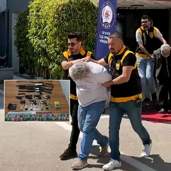 Adana'da Cephanelik Ev! Silah Koleksiyonu Savunması Şaşırttı