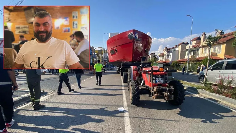 Muğla'da Traktör Faciası! Tekneden Düşen Adam Şoke Etti