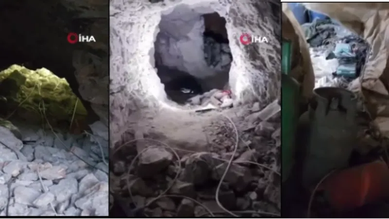 Pençe Kilit'te Şok Keşif! Terörist Mağarası Bulundu!