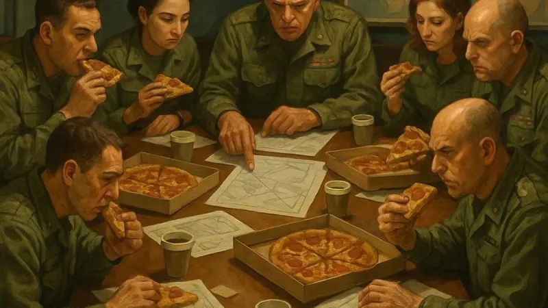 Pentagon’da pizza trafiği arttı ABD İran'ı vurdu