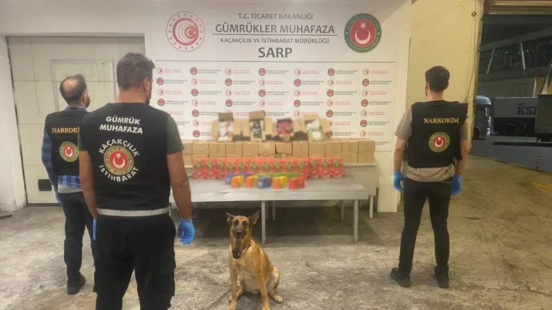 Sarp'ta Şok Baskın! İstanbul'da 601 KG Uyuşturucu Ele Geçirildi!