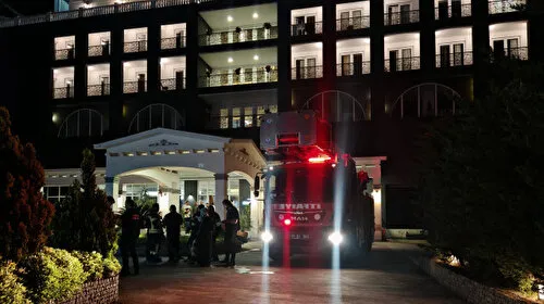 Trabzon'da Otelde Korkutan Yangın! İşte İlk Detaylar