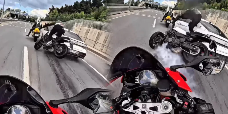 Kocaeli'de Feci Kaza! Rögar Taştı, Motosikletler Çarpıştı!